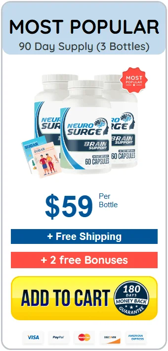 neuro surge 3 bottles price